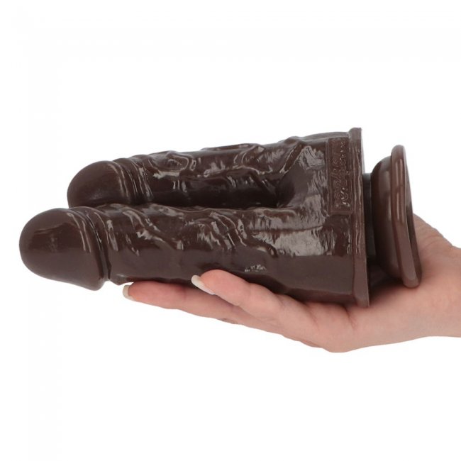 Caino and Abele Double Dildo - Brown