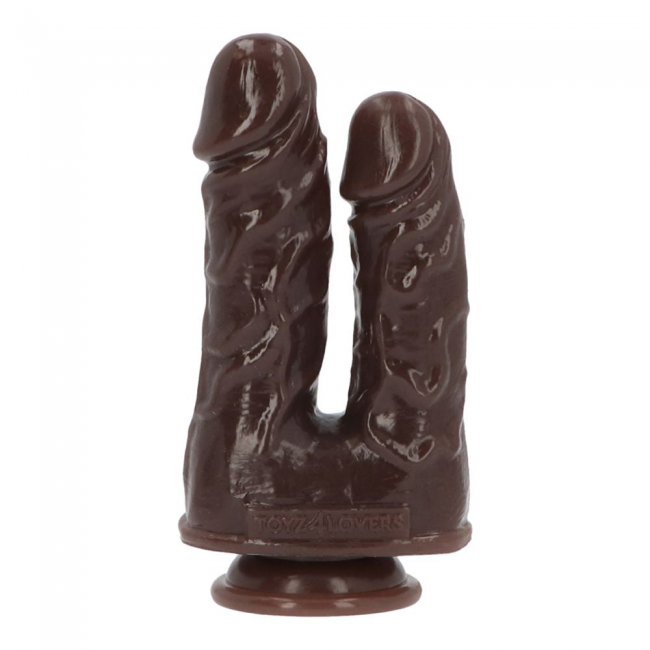 Caino and Abele Double Dildo - Brown
