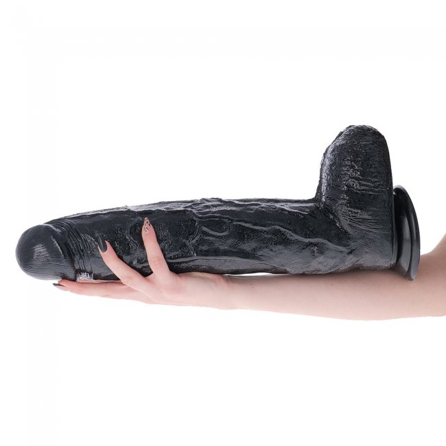 Augustus Extreme Dildo - Black