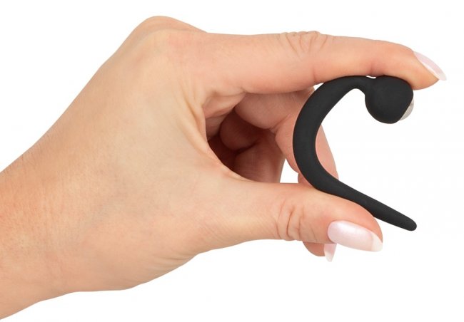 Konformad plugg tillverkad av högkvalitativ silikon. Flexibel design. Vit kristall i toppen. Sömlös, silkeslen design. Enkel.
