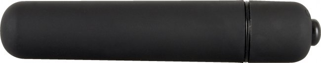 Extension Slim Fit - semi transparent svart penis sleeve med vibrator, vibratorn