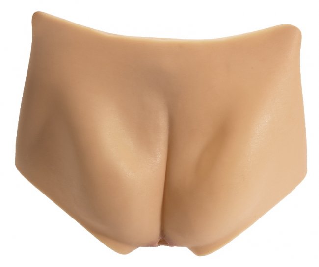 Ultra Realistic Penis Pantsc - Super realistisk Strap-On helt i silikon. bakifrån.