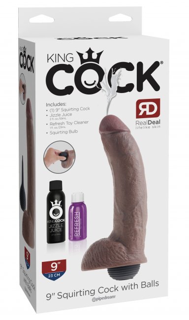 Squirting Cock 9 Inch - förpackning