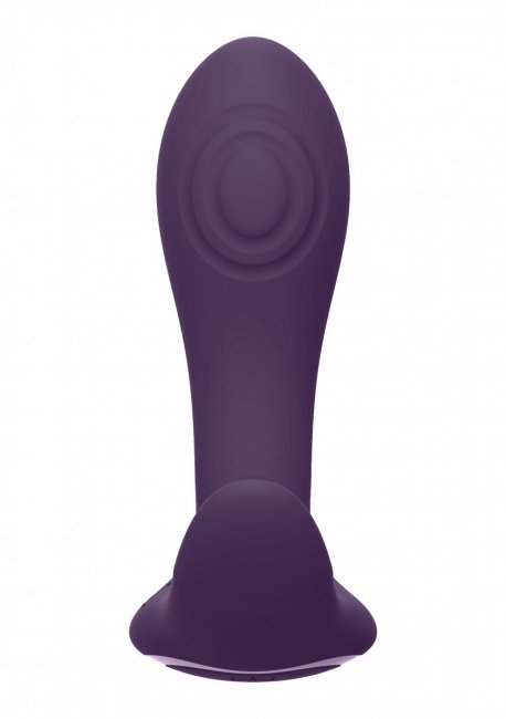 Uppladdningsbar vibrator, tre motorer med 10 vibrationer var. Helt vattentät, supermjuk silikon, extremt tyst, fjärrstyrd.