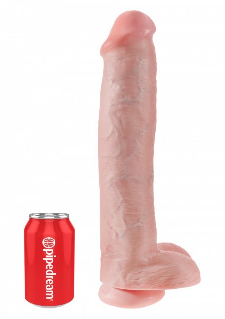 King Cock 15 Inch With Balls - Stor dildo