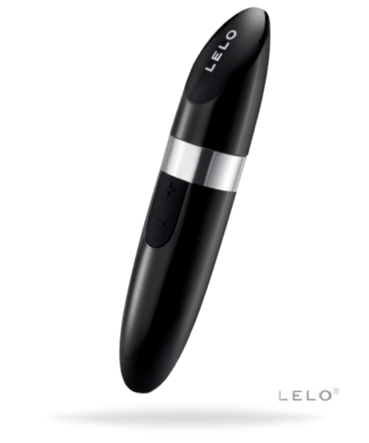 Svart USB-uppladdningsbar vattentät klitorisvibrator med diskret design - LELO Mia 2