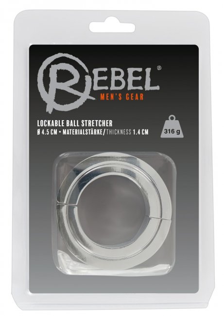Lockable Ball Stretcher - Låsbar kukring 4,5 cm