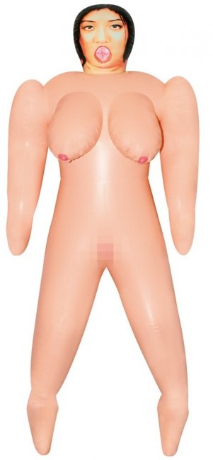 Love Doll Fatima Fong . Kraftig asiatisk uppblåsbar sexdocka