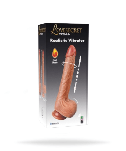 Lovesecret - Appstyrd realistisk vibrator med thrust & värme