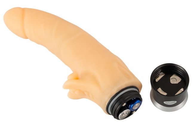 Batteridriven rabbit tillverkad av TPR. Realistiskt designat skaft. Flexibel. Kraftfulla vibrationer. Enkel att använda.