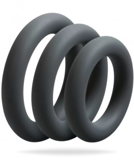 OptiMale C-Ring Set - Thick Grey