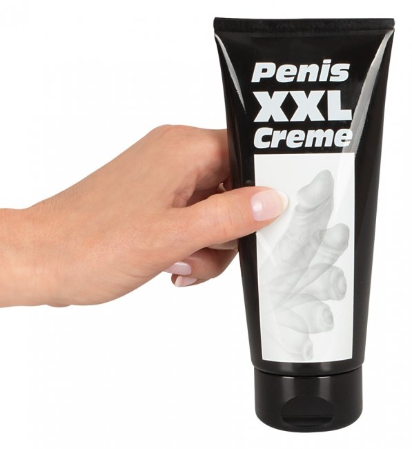 XXL kräm för penis med närande ingredienser. Innehåller potensträ, jojobaolja och ginkgoextrakt. Vegansk formula. Enkel.