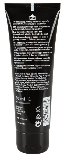 XXL kräm för penis med närande ingredienser. Innehåller potensträ, jojobaolja och ginkgoextrakt. Vegansk formula. Enkel.