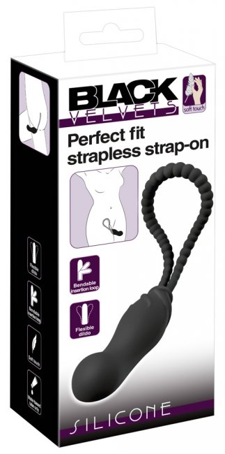 Black Velvet Perfect fit strapless strap-on