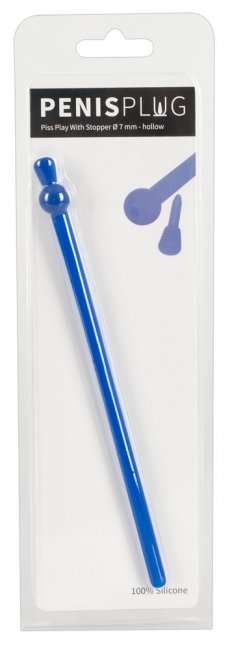 Ihålig dilator tillverkad av högkvalitativ silikon. Stoppkula i toppen. Flexibel design. Avtagbar propp. Enkel användning.