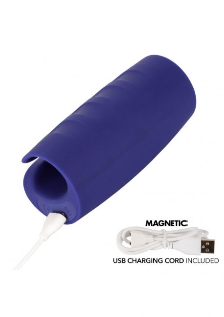 Uppladdningsbar masturbator tillverkad av silikon. 6 vibrationer. 3 pulsfunktioner. Värmande effekt. Helt vattentät. Enkel.