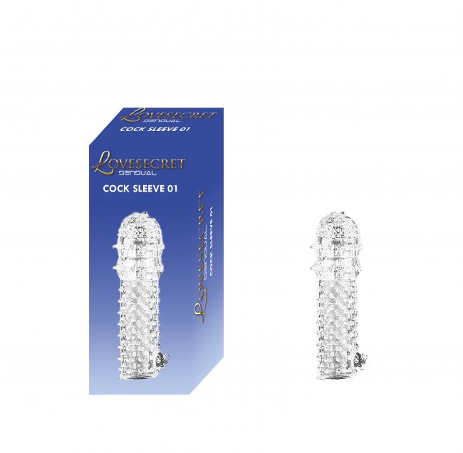 Lovesecret - Ribbad transparent penissleeve #1