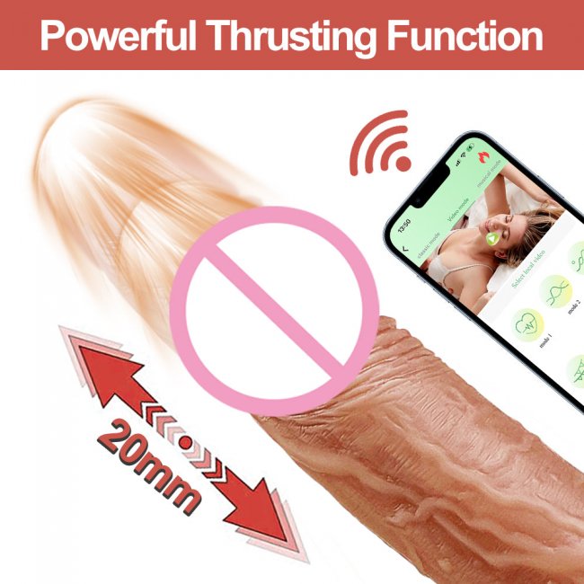 Lovesecret - Appstyrd realistisk vibrator med thrust & värme
