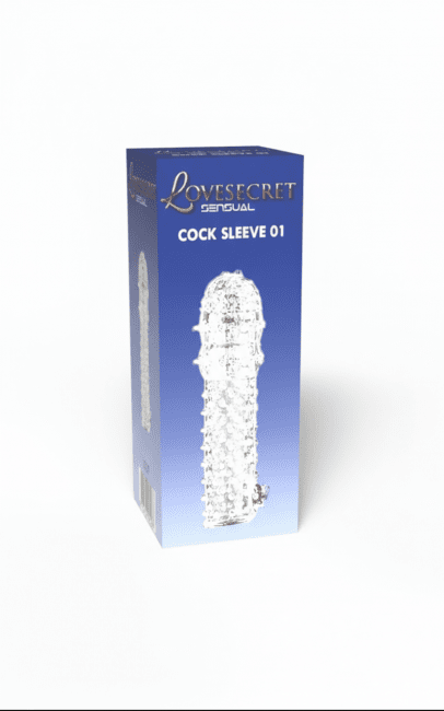 Lovesecret - Ribbad transparent penissleeve #1