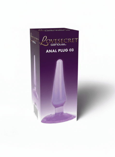 Lovesecret - Lila plugg med sugpropp
