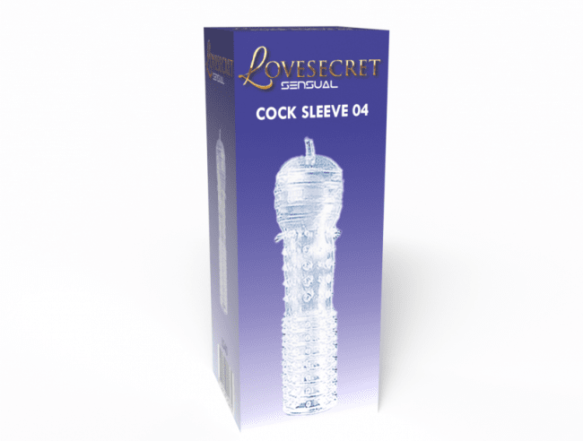 Lovesecret - Ribbad transparent penissleeve #4