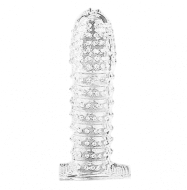 Lovesecret - Ribbad transparent penissleeve #2