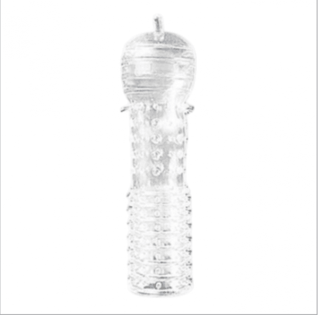 Lovesecret - Ribbad transparent penissleeve #4