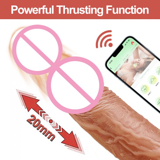 Lovesecret - Appstyrd realistisk vibrator med thrust & värme