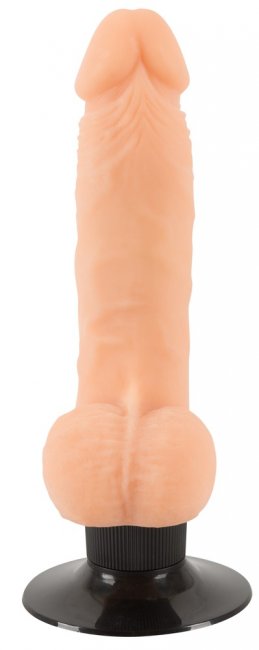 Realistisk dildo tillverkad av högkvalitativt material. Enkel att använda. Verklighetstrogna vener och ollon. Flexibelt skaft