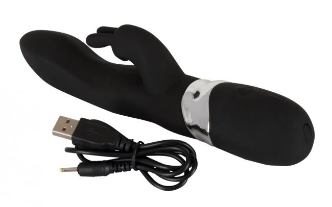 Uppladdningsbar rabbit med två separat styrda motorer. 7 olika vibrationer. Högkvalitativ och supermjuk silikon. Enkel.