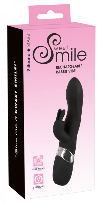 Uppladdningsbar rabbit med två separat styrda motorer. 7 olika vibrationer. Högkvalitativ och supermjuk silikon. Enkel.