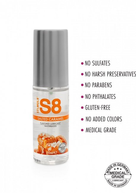 S8 Flavored Lube Saltkaramell
