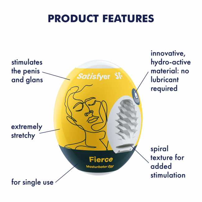 Satisfyer Masturbator Egg Fierce