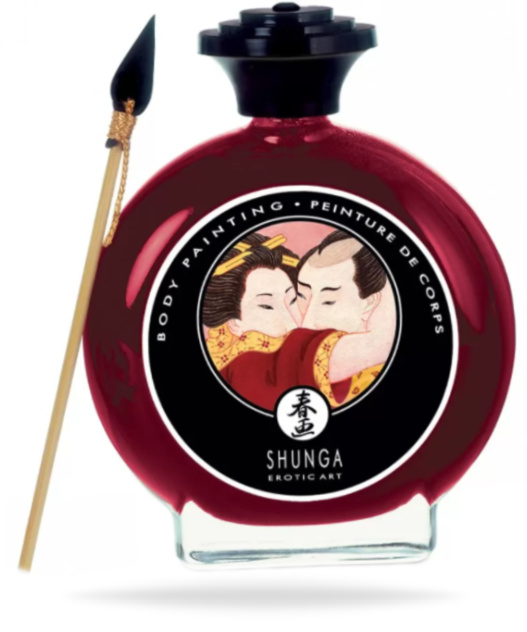 Shunga Strawberry/Wine Body Paint 100 ml
