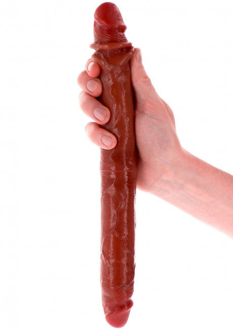 Silicone Foreskin Double Dong 35 cm