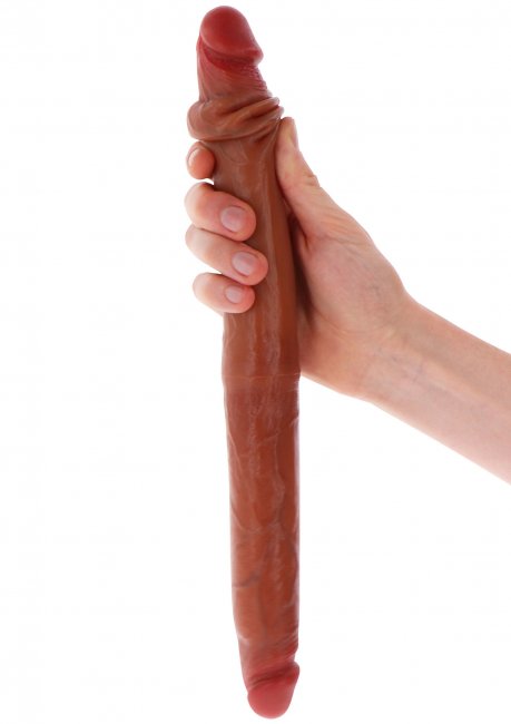 Silicone Foreskin Double Dong 40 cm