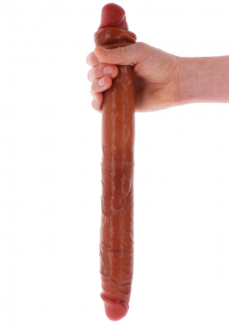 Silicone Foreskin Double Dong 46 cm