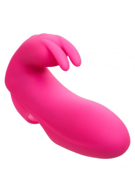 Uppladdningsbar finger vibrator tillverkad av mjuk silikon. Helt vattentät. 10 funktioner. Kraftfulla dubbla motorer. Enkel.