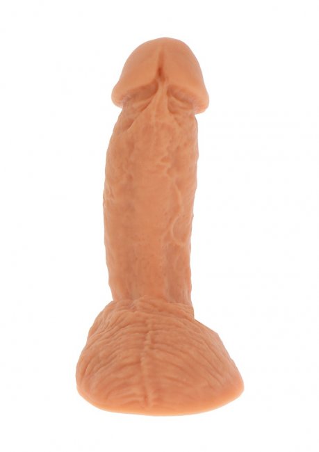 Realistisk dildo. Silikon. 6 vibrationer och 2 hastigheter. Fjärrstyrda funktioner. Enkel användning. Uppladdningsbar. Tyst.
