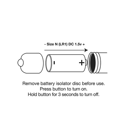 Single Speed Bullet Vibrator vattentät och diskret klitorisvibrator