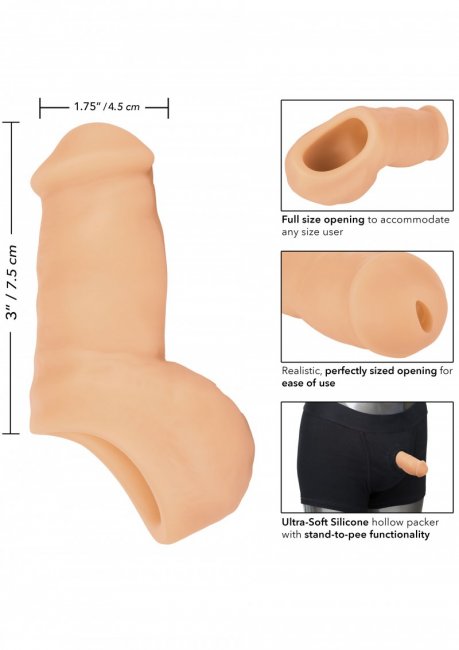 Soft Silicone Stand-To-Pee - Ihålig packer