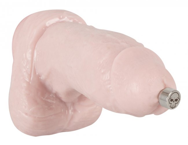Penisplugg tillverkad av 100% rostfritt stål. Enkel användning. Svart döskalle i botten. Vågig design för extra stimulans.