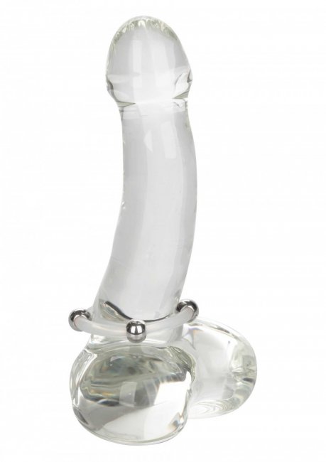 Steel Beaded Silicone Ring L