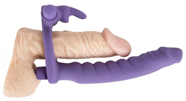 Strap-on Dildo for him Purple