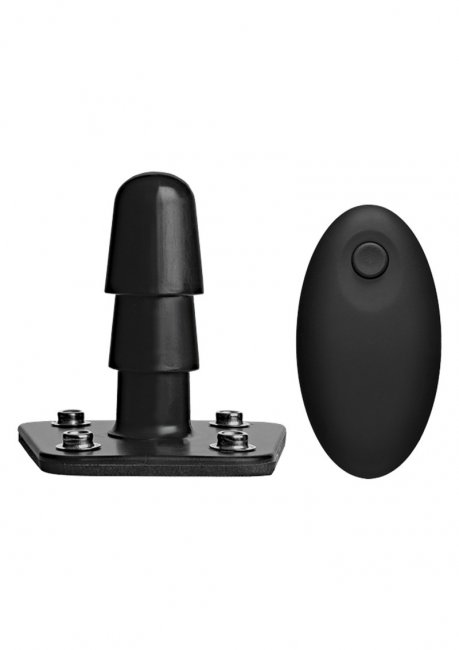 Uppladdningsbar plug och sele kompatibel med Vac-U-Lock. 7 Fjärrstyrda vibrationer. Stänksäker design. Tillverkad av ABS.