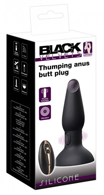 Uppladdningsbar analvibrator tillverkad av silikon. 7 vibrationer och 3 pulserande funktioner. Uppladdningsbar och vattentät.