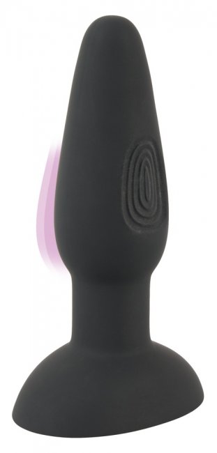 Uppladdningsbar analvibrator tillverkad av silikon. 7 vibrationer och 3 pulserande funktioner. Uppladdningsbar och vattentät.