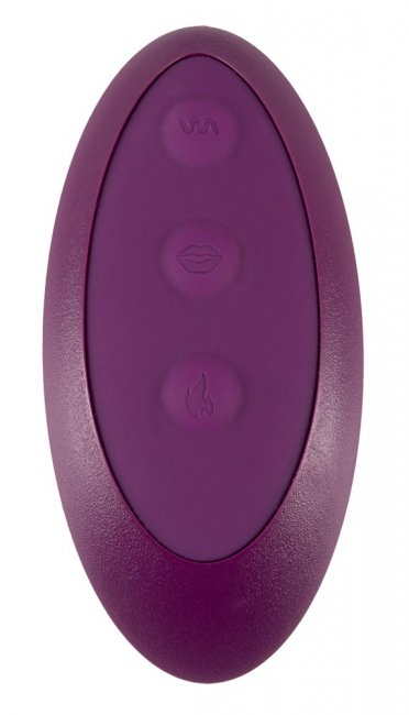 Uppladdningsbar vibrator med en innovativ design tillverkad av silikon. 7 olika vibrationer. Värmande effekt. Tung design.