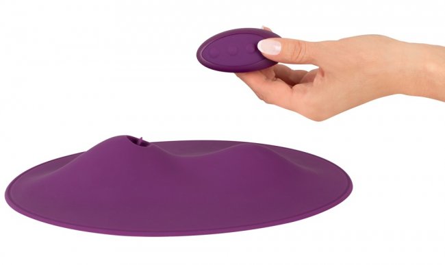 Uppladdningsbar vibrator med en innovativ design tillverkad av silikon. 7 olika vibrationer. Värmande effekt. Tung design.