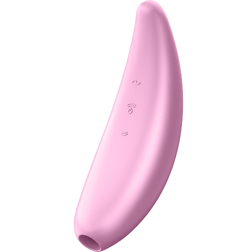 Satisfyer Curvy 3 - Rosa lufttrycksvibrator med app